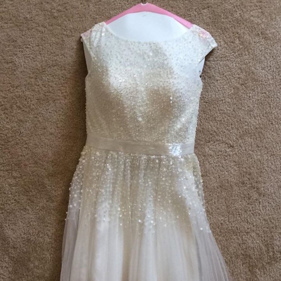 Sherri Hill 2840 V-Back Beaded Dress - Size 8 - - Picture 4 of 5